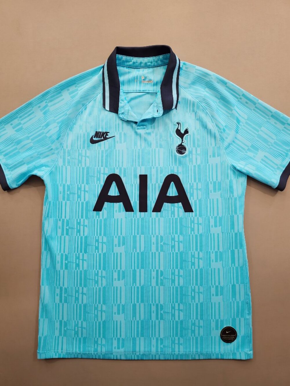 Nike Tottenham Hotspur FC 2019-20 Third Jersey Kit Mens Light Blue